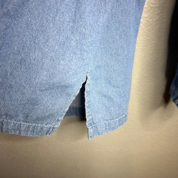 Passion-I Vintage Lighthouse Embroidered Shirt Womens Size XL Full Button Collar - Picture 6 of 6